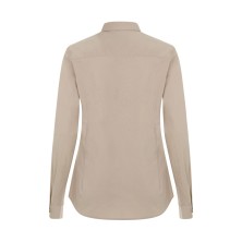 camisa m/l mujer velilla 405019s en verde oliva claro