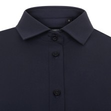camisa m/l mujer velilla 405019s en azul navy