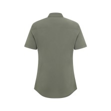 camisa mujer velilla 405018s en verde oliva claro