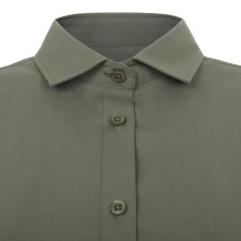 camisa mujer velilla 405018s en verde oliva claro
