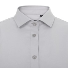 camisa mujer velilla 405018s en verde oliva claro