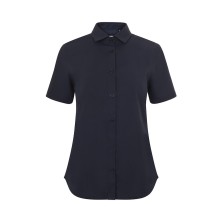 camisa mujer velilla 405018s en azul navy