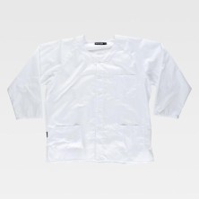 casaca sanitaria workteam b9410 en blanco