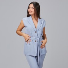 chaleco mujer garys arabis 600037 en azul maya