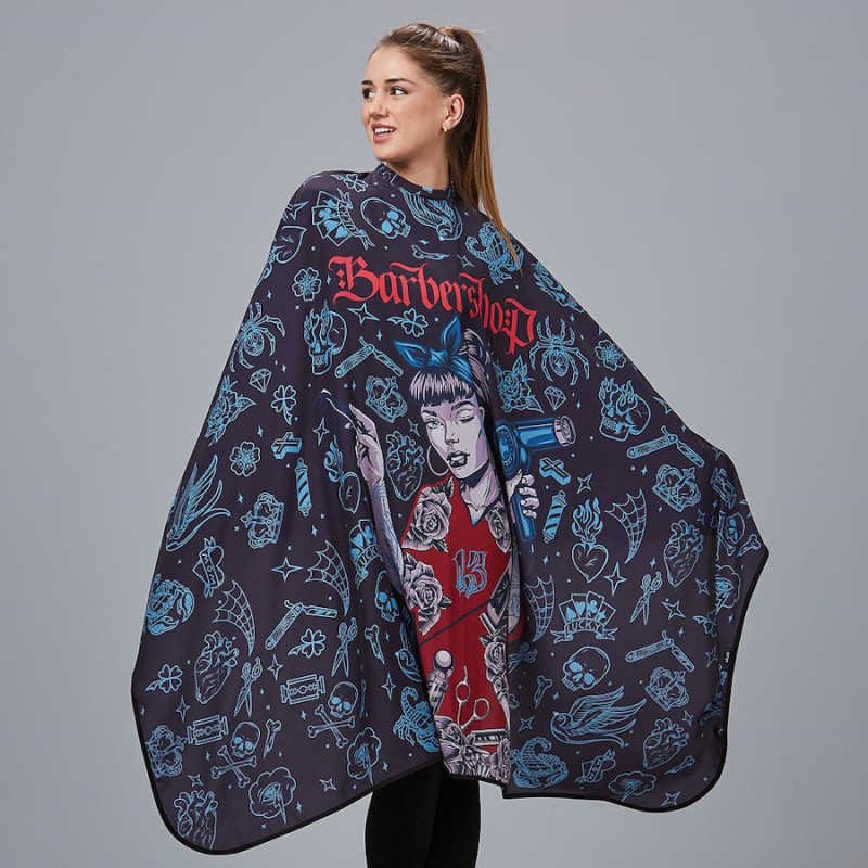 Capa peluqueria garys estampada 350001