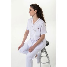 chaqueta mujer dyneke 8133 en blanco
