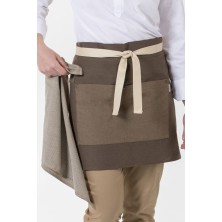 delantal corto dyneke 8127 en marron