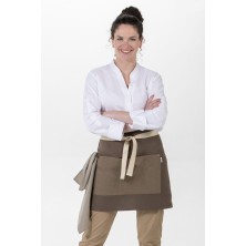 delantal corto dyneke 8127 en marron