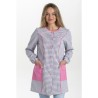 Bata maestra dyneke cuadro gris 8317209