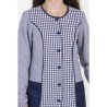 Bata maestra dyneke cuadro gris 8317209