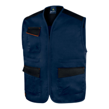 chaleco delta plus m1gi2 en azul marino-naranja