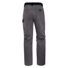 pantalon delta plus m1pa2 en gris/naranja