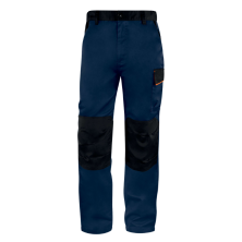 pantalon delta plus m1pa2 en azul marino-naranja