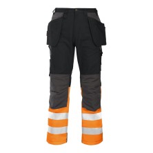 pantalón a.v. projob 646522 en naranja/negro