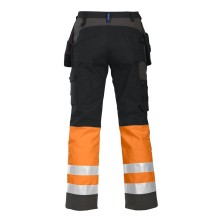 pantalón a.v. projob 646522 en naranja/negro