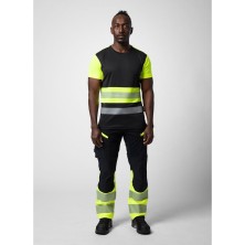 camiseta a.v. projob 646020 en amarillo/negro