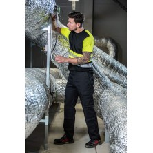 camiseta a.v. projob 646020 en amarillo/negro