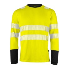 camiseta a.v. projob 646014 en amarillo/negro