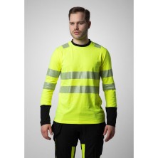 camiseta a.v. projob 646014 en amarillo