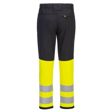pantalón portwest cd888 en amarillo/negro