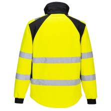 chaqueta softshell a.v. portwest cd875 en amarillo/negro