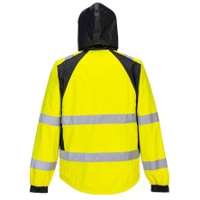 chubasquero a.v. portwest cd860 en amarillo/negro