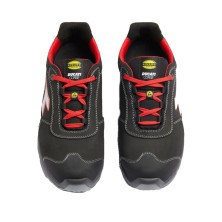 zapatilla diadora shark engine low s3s en negro/rojo