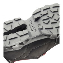 zapatilla diadora shark engine low s3s en negro/rojo