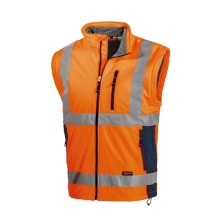 chaqueta shoftshell a.v. kapriol en naranja fluor