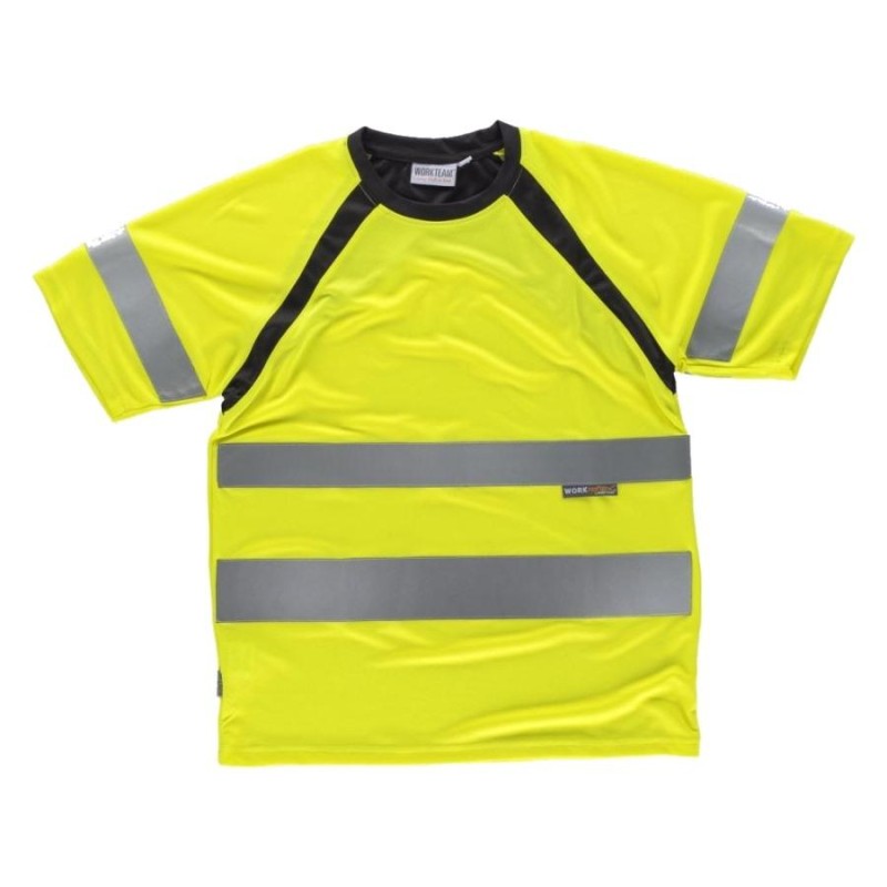 Camiseta alta visibilidad workteam c2941