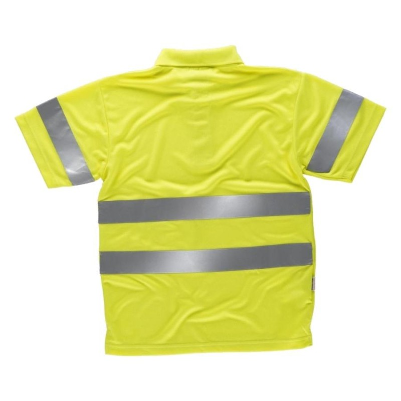 Polo mc alta visibilidad workteam c3880