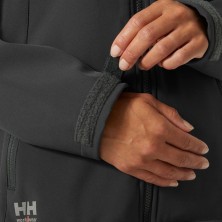 chaqueta mujer helly hansen manchester 2.0 74241 en gris melange/ebano