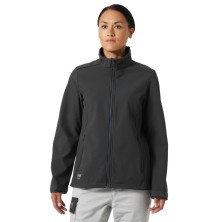 chaqueta mujer helly hansen manchester 2.0 74241 en gris melange/ebano