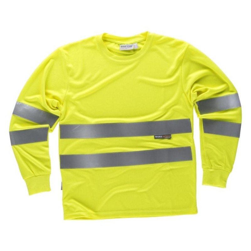 Camiseta alta visibilidad workteam c3933