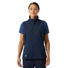 chaleco softshell mujer helly hansen manchester 2.0 74242 en gris melange/ebano