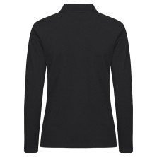 polo m/l mujer clique premium 028263 en negro