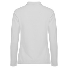 polo m/l mujer clique manhattan 028253 en blanco