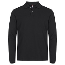 polo m/l clique stretch premium 028262 en blanco