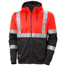 chaqueta a.v. helly hansen addvis zip 79259 en rojo/ebano