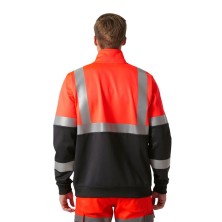 sudadera a.v. helly hansen addvis 79258 en rojo/ebano