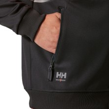 sudadera a.v. helly hansen addvis 79258 en rojo/ebano