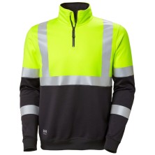 sudadera a.v. helly hansen addvis 79257 en amarillo/ebano