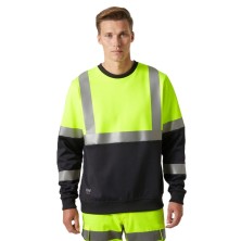 sudadera a.v. helly hansen addvis 79256 en amarillo/ebano