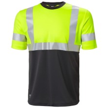 camiseta a.v. m/c helly hansen addvis 79254 en amarillo/ebano