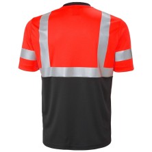 camiseta a.v. m/c helly hansen addvis 79254 en rojo/ebano