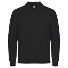 polo m/l clique manhattan 028252 en negro