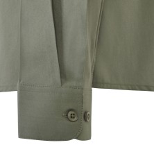 camisa m/l velilla stretch 405017s en verde oliva claro