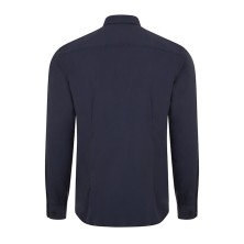 camisa m/l velilla stretch 405017s en azul navy