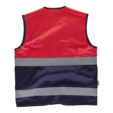 chaleco a.v. workteam c4047 en marino/rojo a.v.