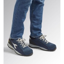zapatilla diadora glove net low s1pl en azul oscuro